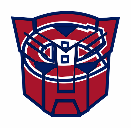 Autobots Montreal Canadiens logo iron on paper